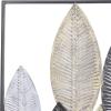 imageDeco 79 Metal Leaf Home Wall Decor Tall CutOut Wall Sculpture with Intricate Laser Cut Designs Wall Art 59quot x 1quot x 37quot BronzeBronze