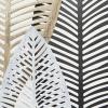 imageDeco 79 Metal Leaf Home Wall Decor Tall CutOut Wall Sculpture with Intricate Laser Cut Designs Wall Art 59quot x 1quot x 37quot BronzeBronze