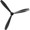 imageDeco 79 Traditional Wooden Airplane Propeller Decor 5quot H x 48quot L Polished Brown Finish Model92671Black