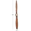 imageDeco 79 Traditional Wooden Airplane Propeller Decor 5quot H x 48quot L Polished Brown Finish Model92671Brown