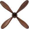 imageDeco 79 Traditional Wooden Airplane Propeller Decor 5quot H x 48quot L Polished Brown Finish Model92671Brown