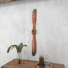 imageDeco 79 Traditional Wooden Airplane Propeller Decor 5quot H x 48quot L Polished Brown Finish Model92671Brown