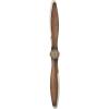 imageDeco 79 Traditional Wooden Airplane Propeller Decor 5quot H x 48quot L Polished Brown Finish Model92671Brown