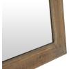 imageDeco 79 Wood Room Wall Mirror Entryway Mirror with Metal Detailing Wall Mounted Mirror 28quot x 2quot x 71quot Beige