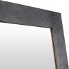 imageDeco 79 Wood Room Wall Mirror Entryway Mirror with Metal Detailing Wall Mounted Mirror 28quot x 2quot x 71quot Beige