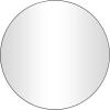 imageDeco 79 Wood Room Wall Mirror Oval Shaped Entryway Mirror with Thin Minimalistic Frame Wall Mounted Mirror 18quot x 1quot x 31quot BlackBlack