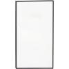 imageDeco 79 Wood Room Wall Mirror Oval Shaped Entryway Mirror with Thin Minimalistic Frame Wall Mounted Mirror 18quot x 1quot x 31quot BlackBlack