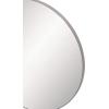 imageDeco 79 Wood Room Wall Mirror Oval Shaped Entryway Mirror with Thin Minimalistic Frame Wall Mounted Mirror 18quot x 1quot x 31quot BlackBlack