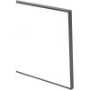 imageDeco 79 Wood Room Wall Mirror Oval Shaped Entryway Mirror with Thin Minimalistic Frame Wall Mounted Mirror 18quot x 1quot x 31quot BlackBlack