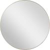imageDeco 79 Wood Room Wall Mirror Oval Shaped Entryway Mirror with Thin Minimalistic Frame Wall Mounted Mirror 18quot x 1quot x 31quot BlackGold