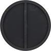 imageDeco 79 Wood Room Wall Mirror Oval Shaped Entryway Mirror with Thin Minimalistic Frame Wall Mounted Mirror 18quot x 1quot x 31quot BlackGold
