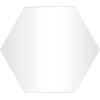 imageDeco 79 Wood Room Wall Mirror Oval Shaped Entryway Mirror with Thin Minimalistic Frame Wall Mounted Mirror 18quot x 1quot x 31quot BlackWhite