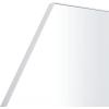 imageDeco 79 Wood Room Wall Mirror Oval Shaped Entryway Mirror with Thin Minimalistic Frame Wall Mounted Mirror 18quot x 1quot x 31quot BlackWhite