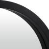 imageDeco 79 Wooden Room Wall Mirror Entryway Mirror Wall Mounted Mirror 32quot x 2quot x 32quot BlackBlack