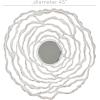 imageThe Novogratz Wooden Floral Room Wall Mirror Carved Entryway Mirror with Cutout Design Wall Mounted Mirror 45quot x 1quot x 45quot White