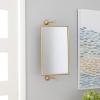 imageDeco 79 Metal Handmade Room Wall Mirror Dimensional Entryway Mirror Wall Mounted Mirror 14quot x 7quot x 28quot BlackGold