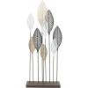imageDeco 79 Metal Leaf Home Wall Decor Tall CutOut Wall Sculpture with Intricate Laser Cut Designs Wall Art 59quot x 1quot x 37quot BronzeBronze