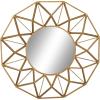 imageDeco 79 Metal Starburst Wall Mirror 32quot x 3quot x 32quot Gold