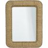 imageDeco 79 Rattan Room Wall Mirror Entryway Mirror Wall Mounted Mirror 32quot x 3quot x 40quot Brown