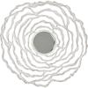 imageThe Novogratz Wooden Floral Room Wall Mirror Carved Entryway Mirror with Cutout Design Wall Mounted Mirror 45quot x 1quot x 45quot White