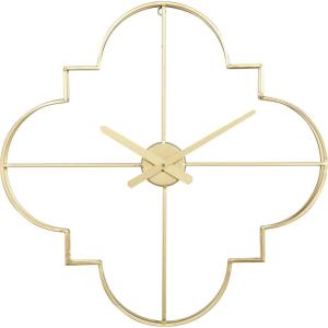 imageCosmoLiving by Cosmopolitan Metal Open Frame Quatrefoil Wall Clock 24quot x 3quot x 24quot GoldGold