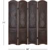 imageAspire Dark Brown Four Panel Room Divider