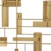 imageCosmoLiving by Cosmopolitan Metal Geometric Home Wall Decor 3D Stripe Wall Sculpture Wall Art 36quot x 1quot x 23quot Gold36L x 23W