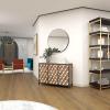 imageDeco 79 Contemporary Wood Rectangle Cabinet 47quot x 16quot x 32quot Brown