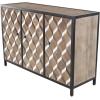 imageDeco 79 Contemporary Wood Rectangle Cabinet 47quot x 16quot x 32quot Brown