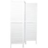 imageDeco 79 Mango Wood Partition Room Divider Screen Foldable Partition 3 Panel Privacy Screen with Carved Starburst Design Room Partition 59quot x 1quot x 70quot BlackWhite