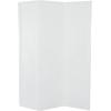 imageDeco 79 Mango Wood Partition Room Divider Screen Foldable Partition 3 Panel Privacy Screen with Carved Starburst Design Room Partition 59quot x 1quot x 70quot BlackWhite