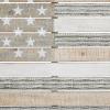 imageDeco 79 Metal American Flag Home Wall Decor Indoor Outdoor Wall Sculpture Wall Art 38quot x 2quot x 26quot RedWhite