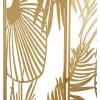 imageDeco 79 Metal Geometric Partition Room Divider Screen Hinged Foldable Arched Partition 3 Panel Privacy Screen Room Partition 50quot x 1quot x 69quot GoldGold