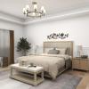 imageDeco 79 Metal Leaf Textured Wall Decor with Multiple Shades 30quot x 2quot x 33quot Bronze50L x 15W