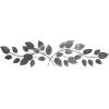 imageDeco 79 Metal Leaf Textured Wall Decor with Multiple Shades 30quot x 2quot x 33quot Bronze50L x 2W x 15H Pack of 4