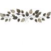 imageDeco 79 Metal Leaf Textured Wall Decor with Multiple Shades 30quot x 2quot x 33quot Bronze50L x 2W x 15H Pack of 4