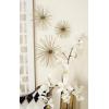 imageDeco 79 Metal Starburst 3D Long Spike Wall Decor Set of 3 6quot 9quot 12quotW GoldGold