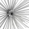 imageDeco 79 Metal Starburst 3D Long Spike Wall Decor Set of 3 6quot 9quot 12quotW GoldSilver