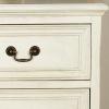 imageDeco 79 Wood Room Cabinet 3 Drawer Storage Cabinet Accent Cabinet 17quot x 14quot x 25quot Cream