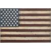imageDeco 79 Metal American Flag Home Wall Decor Indoor Outdoor Wall Sculpture Wall Art 38quot x 2quot x 26quot RedRed
