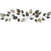 imageDeco 79 Metal Leaf Textured Wall Decor with Multiple Shades 30quot x 2quot x 33quot Bronze50L x 15W