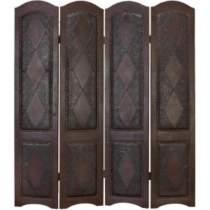 imageAspire Dark Brown Four Panel Room Divider
