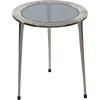 imageDeco 79 Accent Table 19quot L x 19quot W x 22quot H SilverSilver