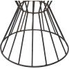 imageDeco 79 Metal Round Accent Table 15quot x 15quot x 18quot Gray