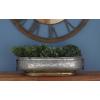 imageDeco 79 Metal Round Accent Table 15quot x 15quot x 18quot Gray