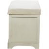 imageDeco 79 Traditional Wood Storage Bench CONVENIENTLY SIZED White