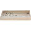 imageDeco 79 Coastal Wood Tray Metal S2 21quot 18quotW92365 Brown