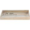 imageDeco 79 Coastal Wood Tray Metal S2 21quot 18quotW92365 Brown