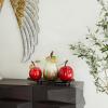 imageDeco 79 Metal Fruit Decorative Sculpture Decorative Home Decor Statue with Platter Accent Figurine 18quot x 10quot x 11quot Multi ColoredRed