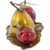 imageDeco 79 Metal Fruit Decorative Sculpture Decorative Home Decor Statue with Platter Accent Figurine 18quot x 10quot x 11quot Multi ColoredRed